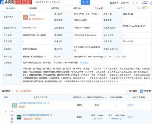 新東方加速數(shù)字化轉(zhuǎn)型，北京新設(shè)匯智易讀科技公司聚焦軟件開(kāi)發(fā)